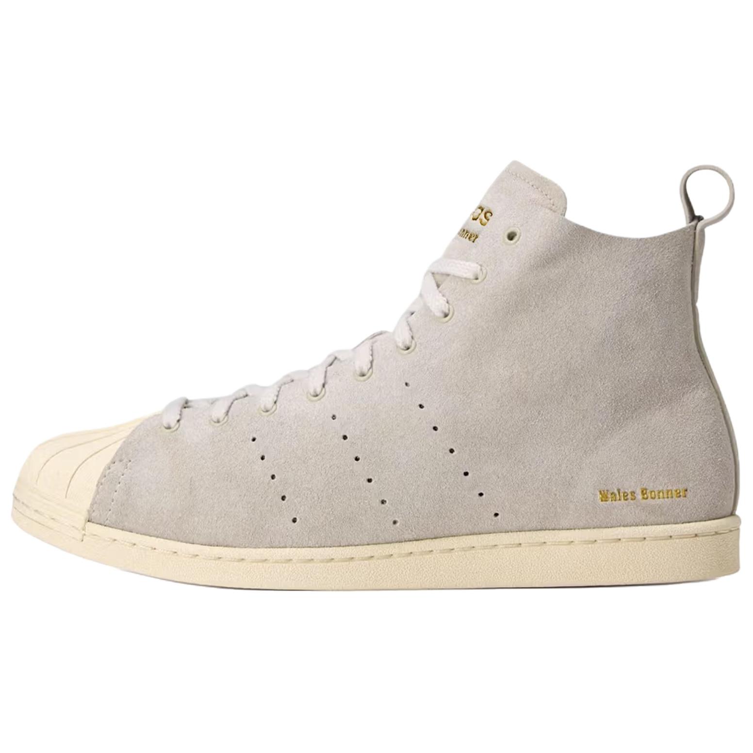 Кроссовки WALES BONNER x adidas Superstar Hi (серый)
