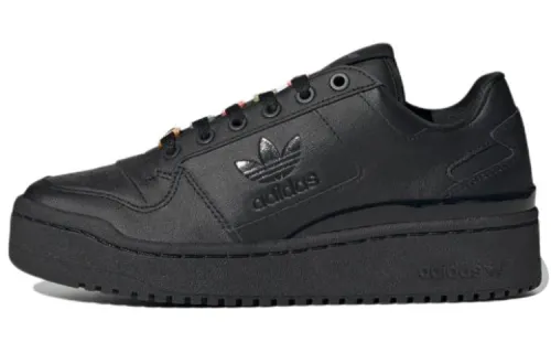 Adidas Originals FORUM Synthetic Leather, Split Cow Leather Abrasion Resistant Abrasion Resistant Low top
