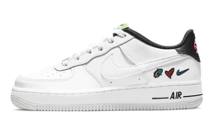 Женские кроссовки Nike Nike Air Force 1 Peace Love Swoosh (белый / черный)