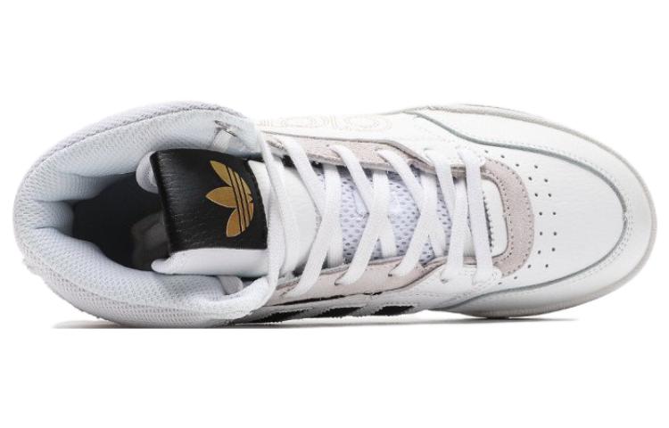 Мужские кеды adidas originals Drop Step XL (бело-золотые) — фото 4