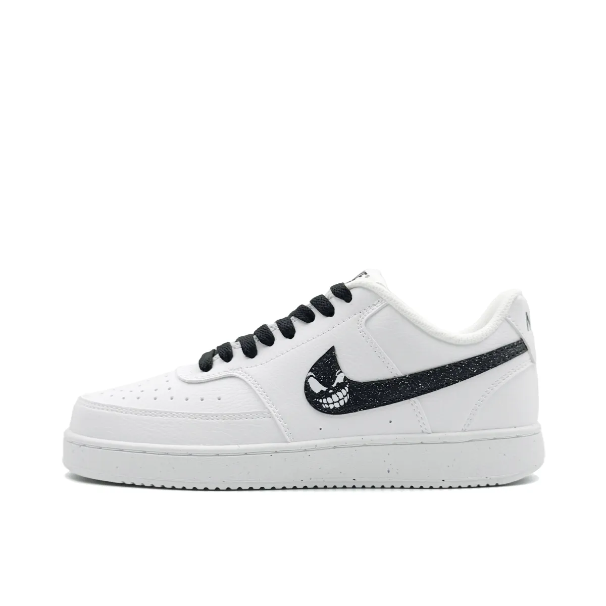 Nike Court Vision 1 Shadow Transformation Slip Resistant Abrasion Resistant Low top Skateboard Shoes Unisex White
