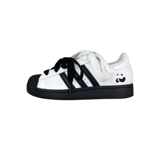 Adidas Originals Superstar 2 Abrasion Resistant Low top Skateboard Shoes Unisex Black White