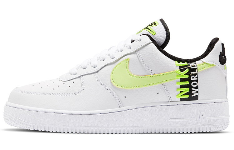 Кеды Nike Air Force 1 (белый) — Белыйжёлтый — фото 1