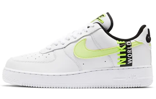 Nike Air Force 1 Air Force One Hook-Replacement Basketball Star Low Top Shoes Men and Women Similar Style White Fluorescent Green