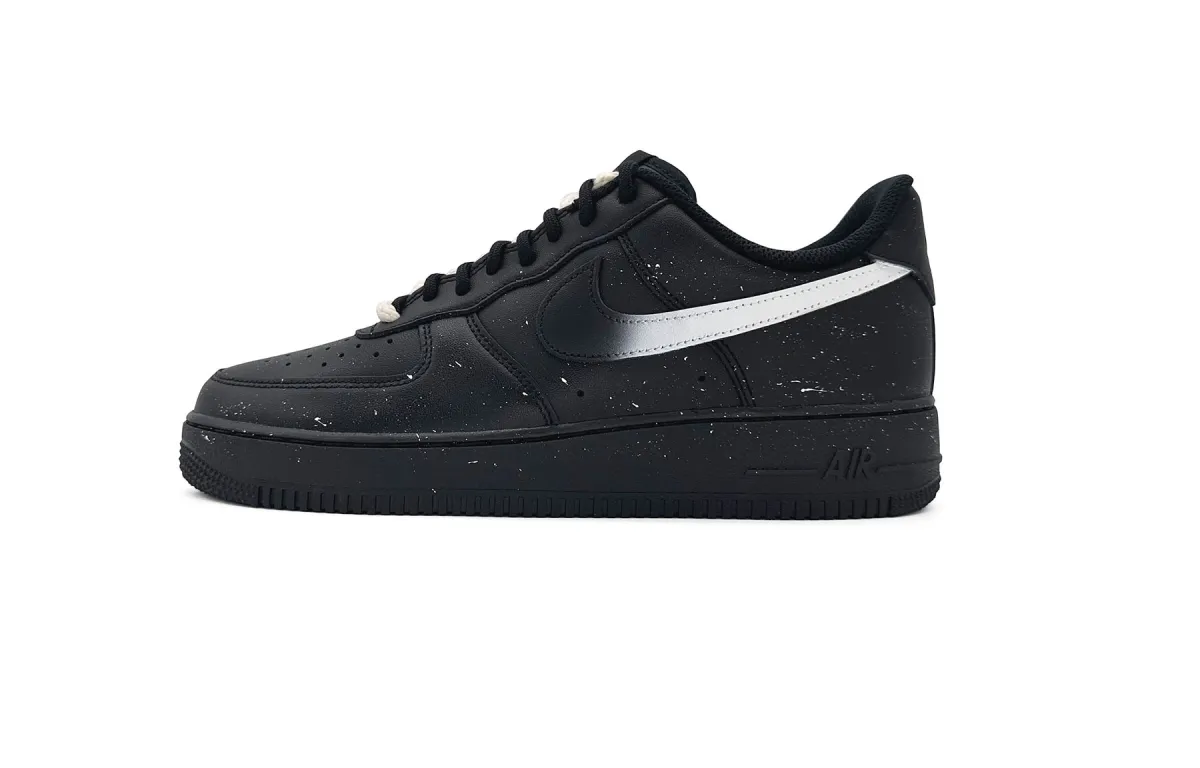 Nike Air Force 1 Low top Skateboard Shoes Unisex Black White