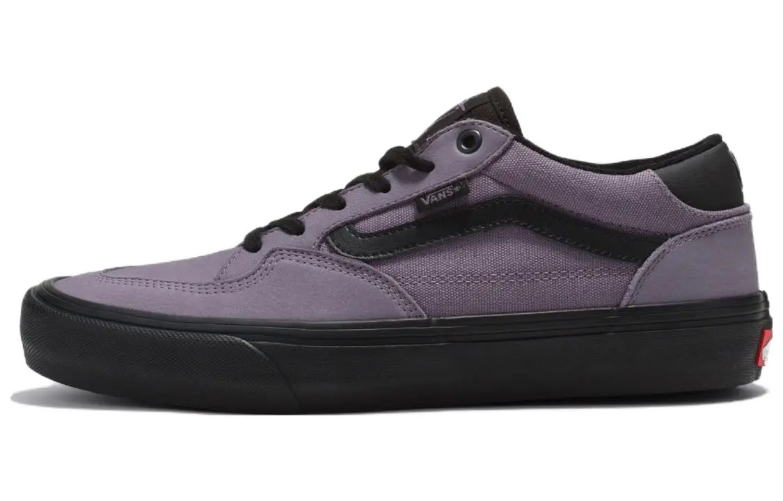 Vans Rowan Abrasion Resistant Low top Skateboard Shoes Unisex Gray Black