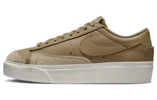 Nike Blazer Low Platform Dark Driftwood Women's