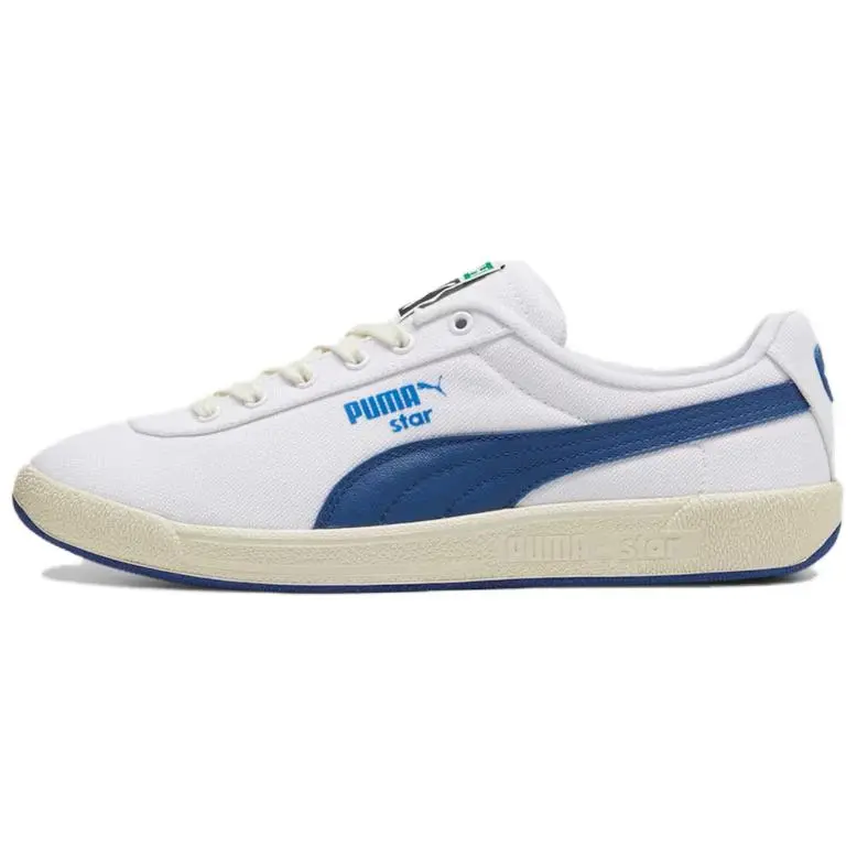 PUMA x NOAH STAR Low top Skateboard Shoes Unisex White Blue