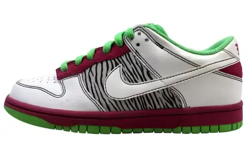 Nike Dunk Low 6.0 Rave Pink/White Mean Green Women's