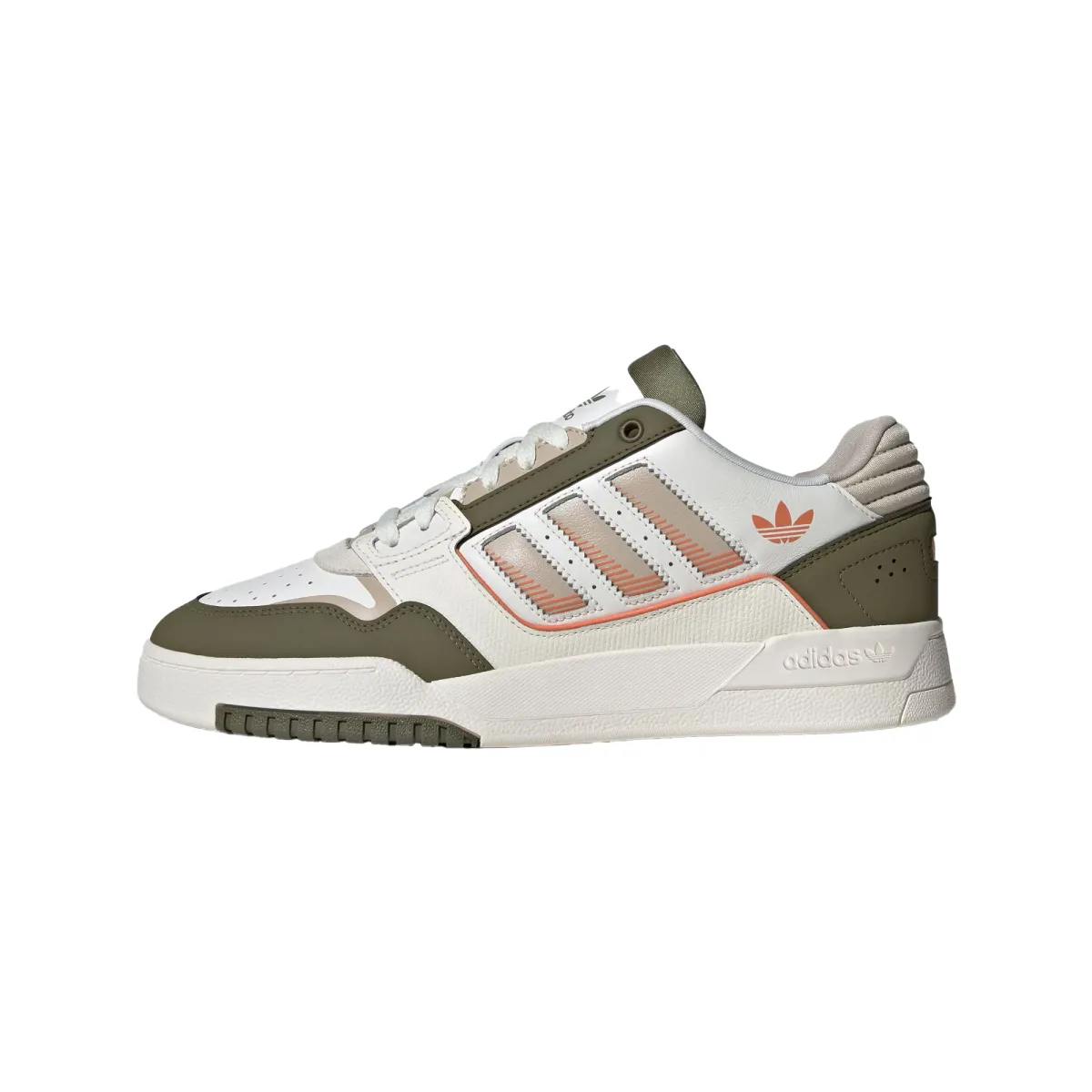 Adidas Originals Drop Step 2.0 Abrasion Resistant Low top Skateboard Shoes Unisex Dark Olive Green