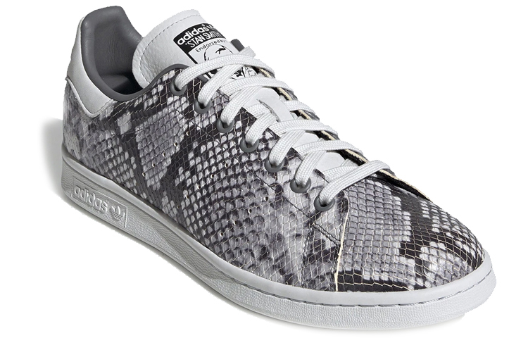 Кеды adidas originals STAN SMITH (белые / серый) — Белый / серый — фото 3