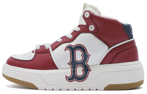 MLB Chunky Liner High Comfortable High top Skateboard Shoes Unisex Red