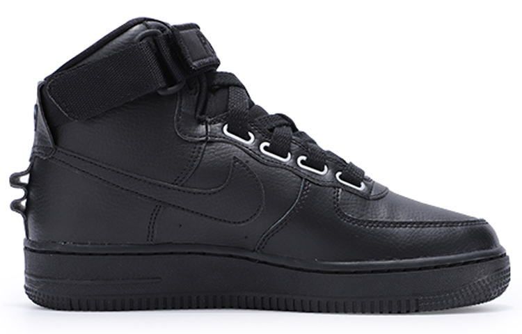 Женские кроссовки Nike Air Force 1 (черный) — Чёрный — фото 2