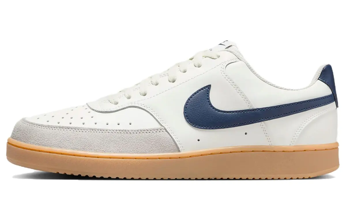 Nike Court Vision 1 Low Beige Blue Burgundy