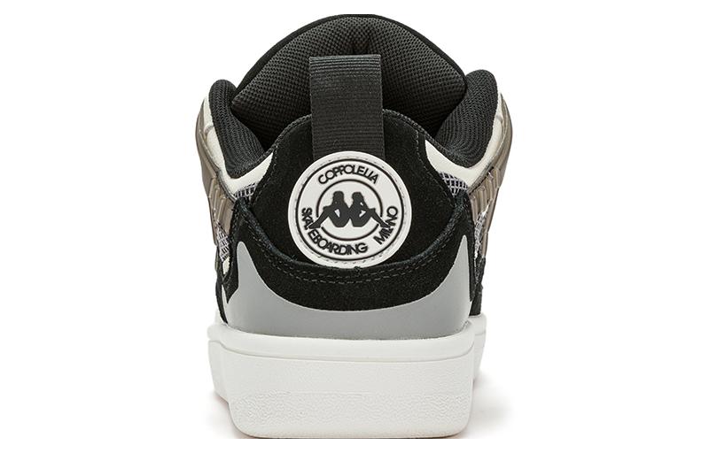 COPPOLELLA x Kappa Abrasion Resistant Low top Skateboard Shoes Unisex White Black Brown