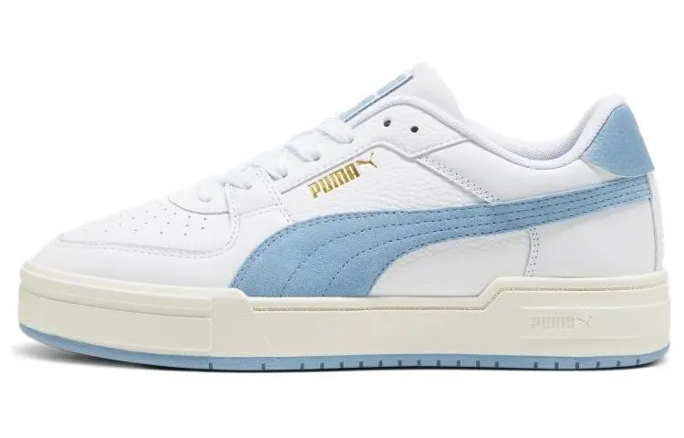 PUMA Ca Pro Suede Fs Comfortable Low top Skateboard Shoes Unisex White Blue