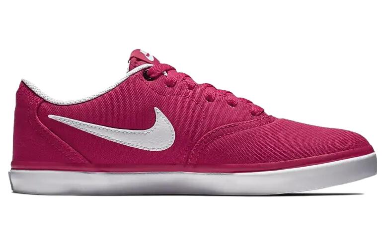 Женские кеды Nike SB Check Solarsoft Canvas Rush (розовые) — Розовый — фото 2