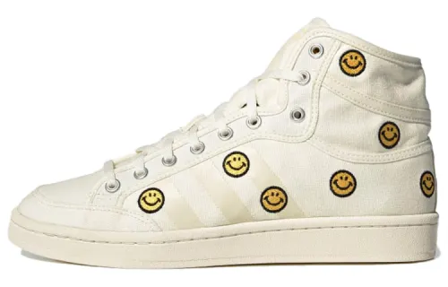 Adidas Originals Americana Decon Slip Resistant High top Skateboard Shoes Women's Light Yellow