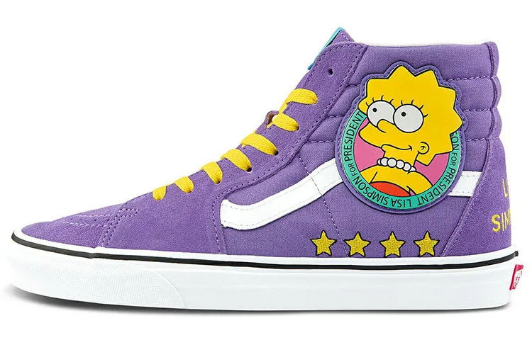 Sk8 The Simpsons x Sk8 Vans-Hi 'Lisa 4 Prez'