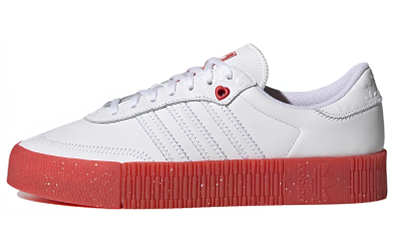 Sambarose Wmns Adidas Originals 'White Scarlet' Women's