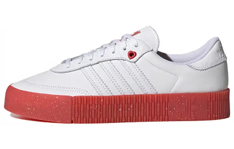 Sambarose Wmns Adidas Originals 'White Scarlet' Women's