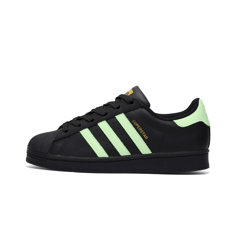 Adidas Originals SUPERSTAR Slip Resistant Abrasion Resistant Low top Skateboard Shoes Unisex Black