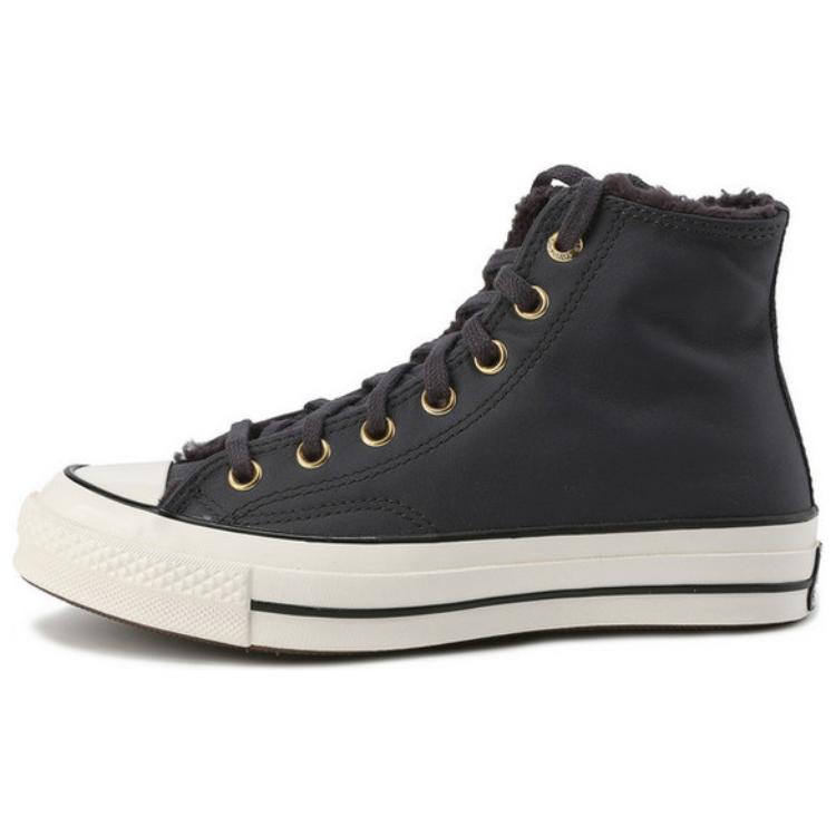 Converse 1970s Cow Leather High top Skateboard Shoes Unisex Black