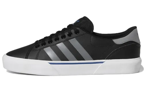 Adidas Originals Abaca Casual Slip Resistant Abrasion Resistant Low top Skateboard Shoes Unisex Black Gray
