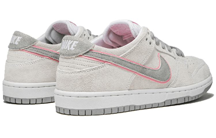 Кеды Nike Dunk SB Ishod W Flat Silver (серо-розовые) — Серый / розовый — фото 4