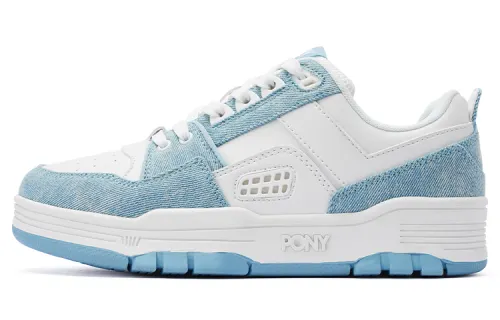 Pony Reverse Low top Skateboard Shoes Unisex Denim Blue