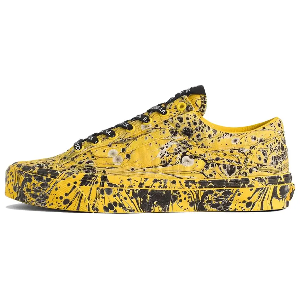 Old Skool S.R. STUDIO. LA. CA. x Old Skool Vans 36 Vibram 'Cyber Yellow Marbled'
