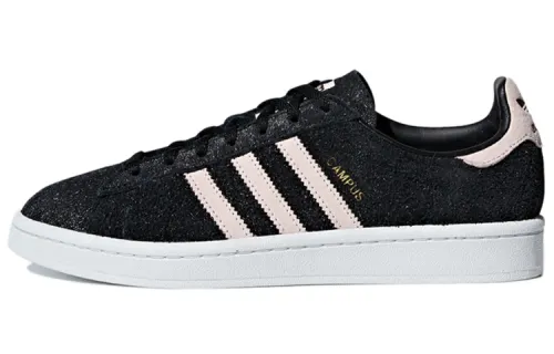 Adidas originals CAMPUS 00s comfortable casual bread shoes wear-resistant low-top sneakers women's black pink