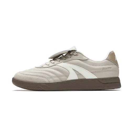 Anta Slip Resistant Cushioning Abrasion Resistant Lightweight Low top Skateboard Shoes Men's Gray