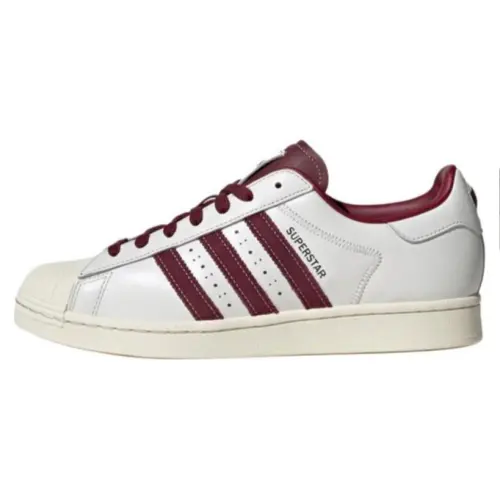 Adidas Superstar 'Off White Maroon'