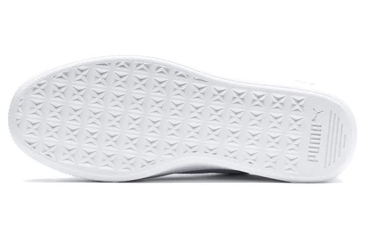Женские кеды PUMA Vikky Stacked L (белый / серебристый) — фото 6