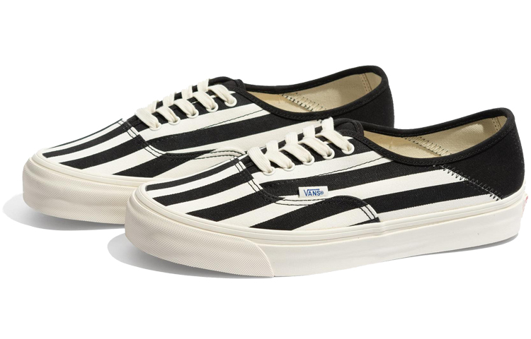 Кеды Vans Style 43 Vault OG LX (черно-белые) — Чёрный / белый — фото 3