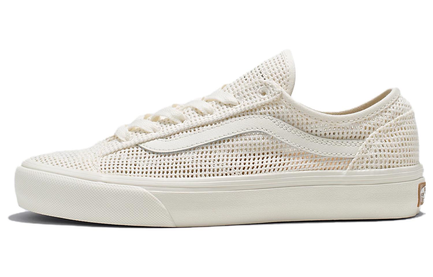 Vans Style 36 Series Decon Mesh VR3 SF Trendy Casual Low-top Sneakers Same Style for Men and Women White