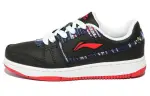 Li Ning Fashion Thermal Slip Resistant Lightweight Low top Skateboard Shoes Women's Black