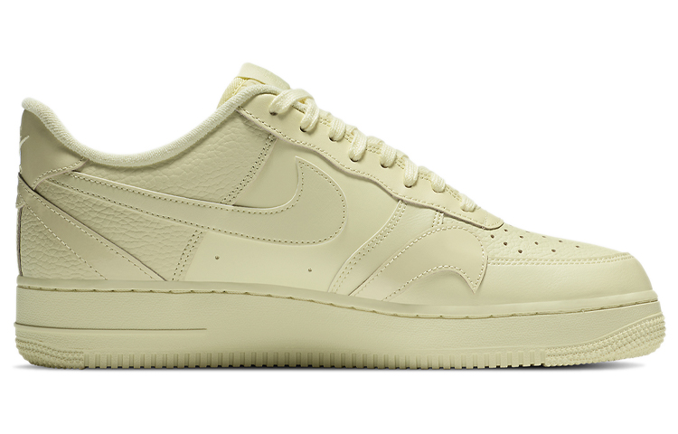 Мужские кроссовки Nike Air Force 1 (желтые) — 淡黄 — фото 2