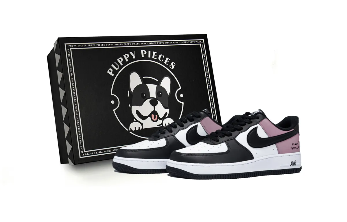 Nike Air Force 1 Jiarong Raspberry, Special Shoe Box Included Slip Resistant Low top Skateboard Shoes Men's White Pink