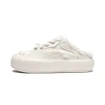 Li Ning Cream Puff Mule Cushioning Abrasion Resistant Cushioning, Wear Resistant Low top Skateboard Shoes Women's Ecru