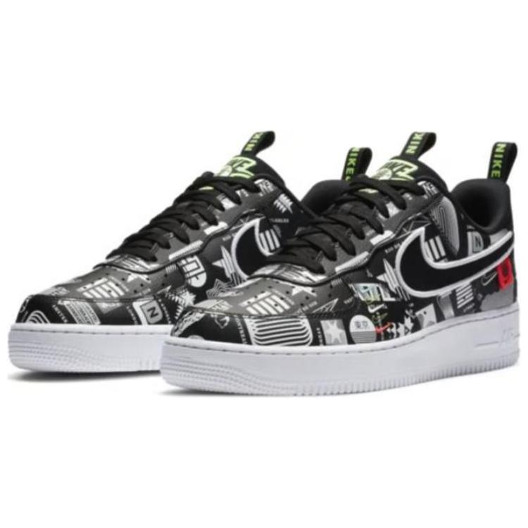 Кроссовки Nike Air Force 1 '07 LX (черный) — Чёрный — фото 3
