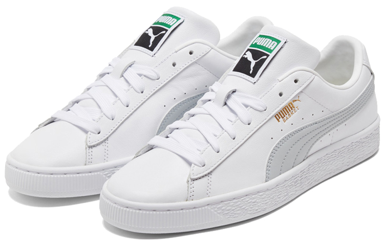 Кеды PUMA Basket Classic 21 (бело-серые) — Белый / серый — фото 3