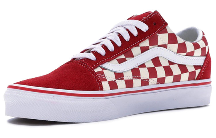 Кеды Vans Old Skool (красно-белые) — фото 3