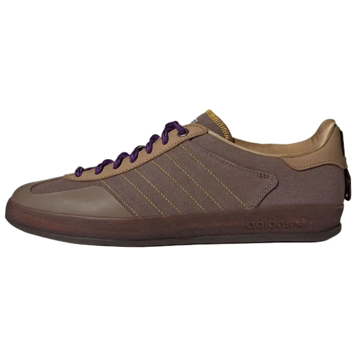 Adidas Originals GAZELLE INDOOR Leather Abrasion Resistant Low top Skateboard Shoes Unisex Brown