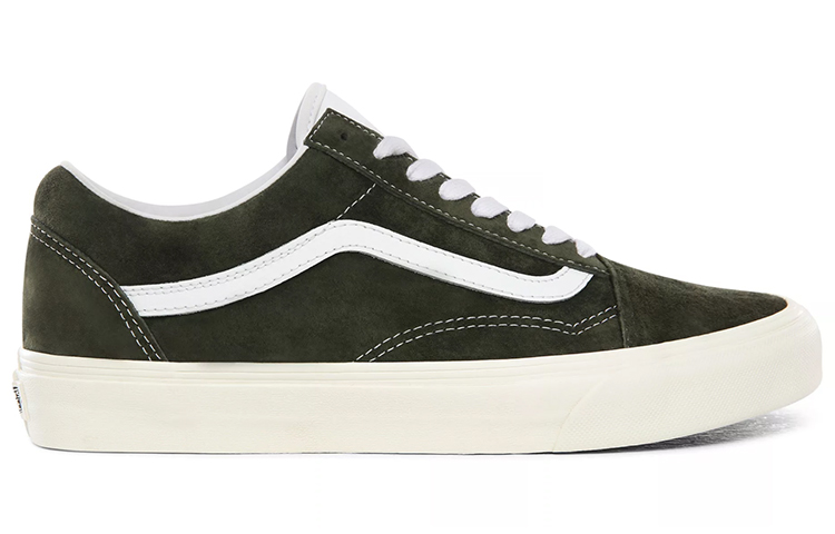 Кеды Vans Old Skool (темно-зеленые) — фото 2