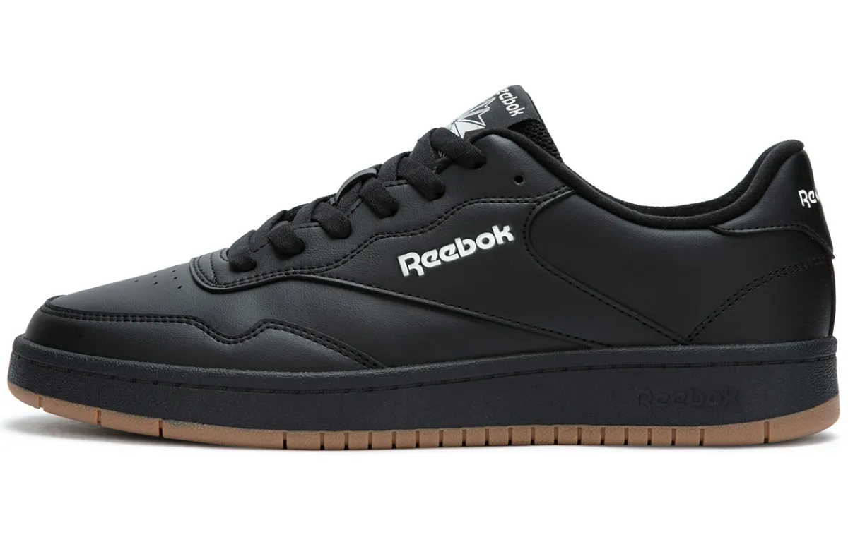 Reebok COURT 1000 Abrasion Resistant Low top Skateboard Shoes Unisex Black Warrior