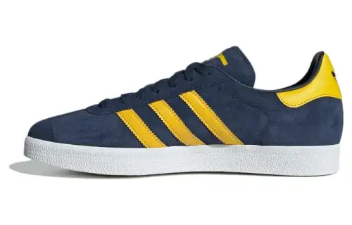 adidas originals GAZELLE Skateboarding Shoes Collegiate Navy Tribe Yellow