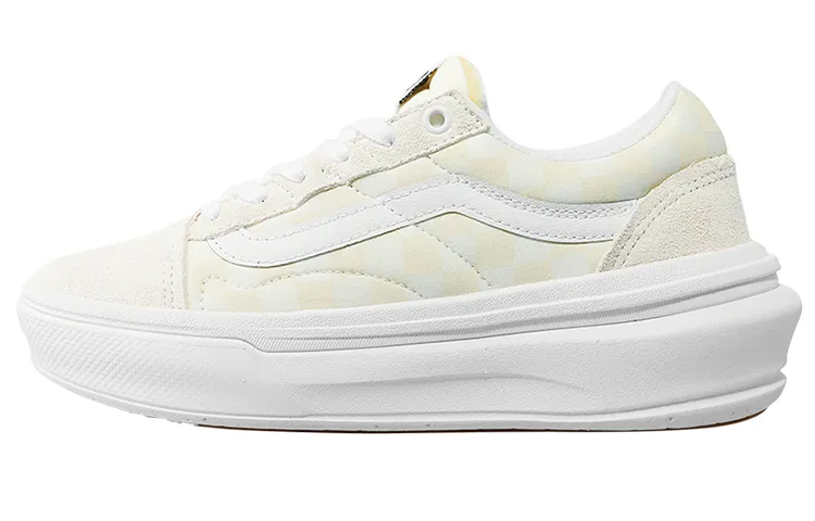 Vans Overt CC Comfortable And Trendy Abrasion Resistant Lightweight Low top Skateboard Shoes Unisex White