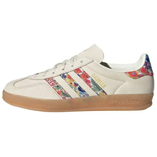 Gazelle Liberty London x Gazelle Wmns Adidas Originals Indoor 'Floral Embroidery - Off White' Women's